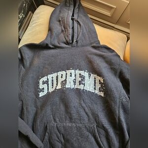 Supreme Water Arc Hooded Sweatshirt 'Black' - Size XL